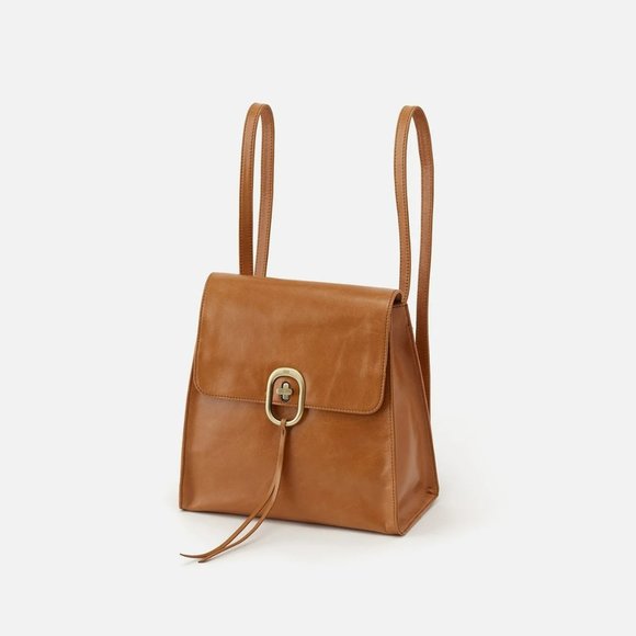 NWT New Hobo Appeal Convertible Backpack Purse Driftwood Leather Retired Rare